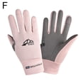 thumbnail image 1 of Guantes de protección solar para hombre, deportivos, fitness, sin dedos, de verano, finos, de seda helada, transpirables, para pesca, ciclismo, conducción, de medio dedo, para mujer, 1 of 7