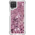 thumbnail image 2 of Compatible with Samsung Galaxy A12 Case Glitter Liquid Cute Clear Phone Case Floating Quicksand Shockproof Protective Bumper Silicone Soft TPU Case for Samsung Galaxy A12 5G Love Rose YB, 2 of 12