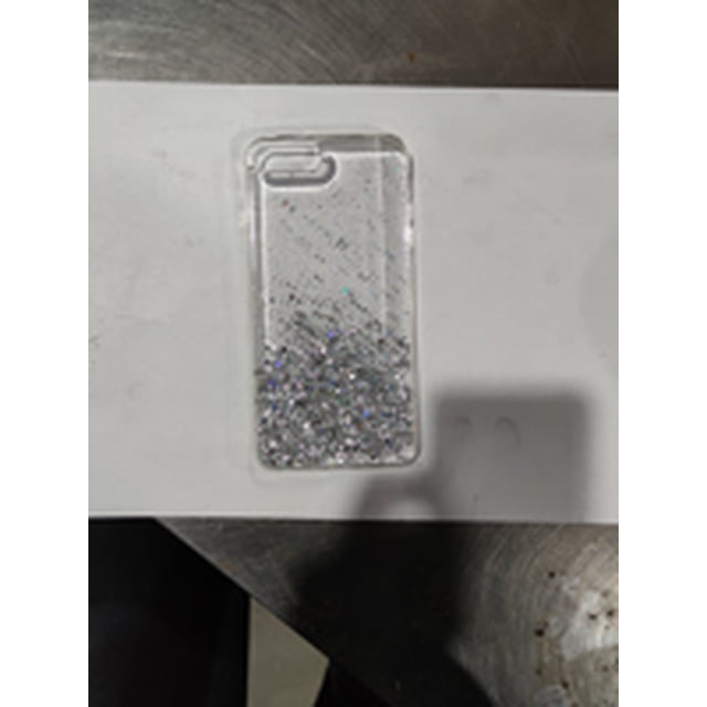 VONKY Simple Drip Glue Sparkling Powder Apple 12 MAX Phone Case Transparent Phone Case