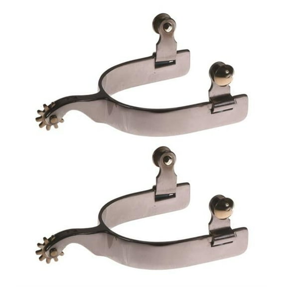 Jacks 11020 Stainless Steel Roping Spurs