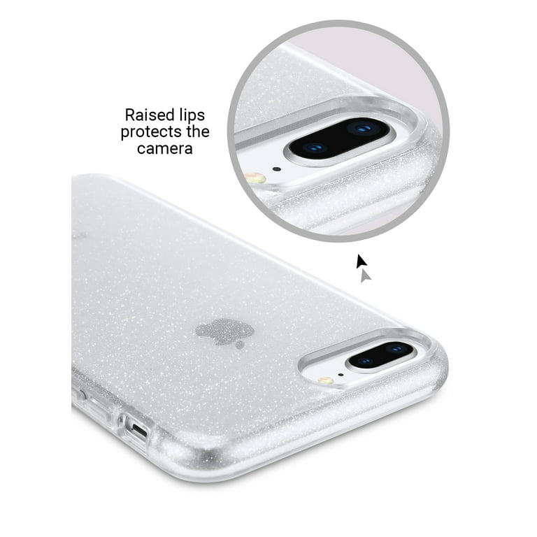 Ulak iPhone 8 Plus Case, iPhone 7 Plus Case, iPhone 6 Plus Case, Slim Glitter Shockproof Cover Phone Case for Apple iPhone 7 Plus / 8 Plus /6 Plus /