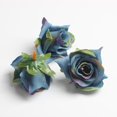 thumbnail image 3 of 10 piezas de cabezas de rosas artificiales de seda de 55 mm para bolas de besos florales. azul, 3 of 9