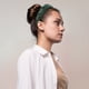 thumbnail image 3 of Diademas anchas sólidas, moda antideslizante, aro de pelo verde negruzco, 1.61 pulgadas de ancho, para mujeres niñas, 3 of 7