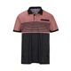 thumbnail image 4 of Ceisia Men's Short Sleeve Turn-down Collar Top Striped Color Block Casual Shirt for Daily Wear Pink XXXL Gifts, 4 of 6
