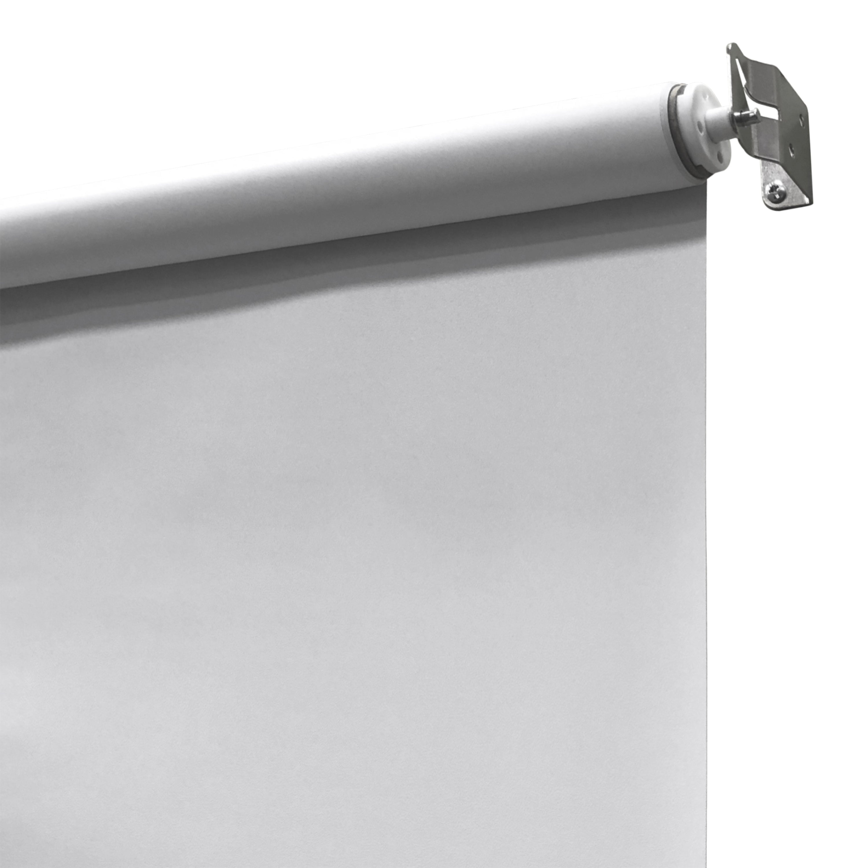 Lumi Cordless White 8 mil Vinyl Roller Shade Room Darkening 60 - 69 Inches 62 W x 72 H Inches