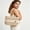 White, variant on Hand Woven Straw Tote Bag, Sunflower Beach Bag, Detachable Crossbody Strap, Hollow Weave Summer Shoulder Bag, Boho Style