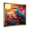 thumbnail image 2 of Designart "Avian Abstract Sky Geometry" Animals Bird Picture Framed Canvas Prints, 2 of 5