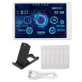 thumbnail image 3 of PC Sensor Panel Display, Mini Screen Computer Temp Monitor IPS Full View Display 3.5in Plug And Play  For Office White, 3 of 8