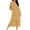 Yellow#1, variant on Xuniizn Nightgowns for Women, Plus Size Zipper Round Neck Polka Print Long Loungewear Nightgowns, Thin Soft Breathable Casual Relaxed Nightgowns