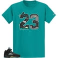 thumbnail image 2 of Shirt to Match Jordan 5 Aqua Match Jordan Tee, 2 of 6