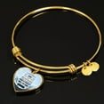 thumbnail image 5 of Good And Perfect Will of God Bible Verse Faith Heart Bracelet Bangle, 5 of 10