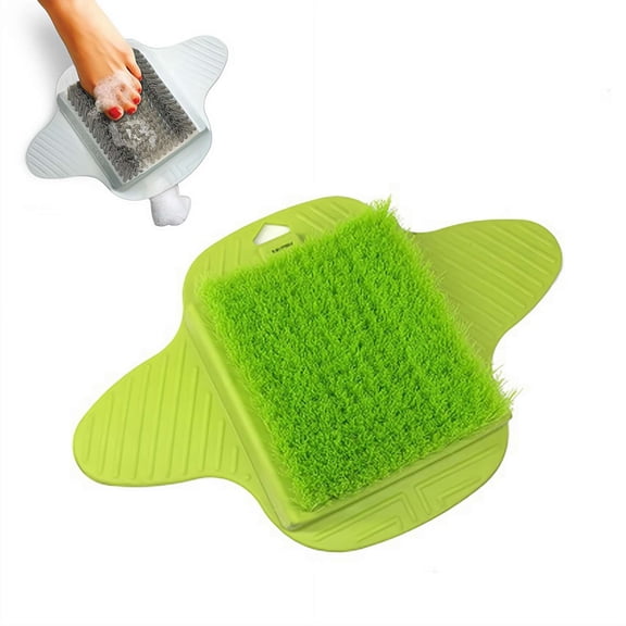 Foot Scrubber for Shower Floor, Massager and Brush Exfoliating, Foot Callus Remover with Non-Slip Suction Cups, Foot Scraper for Shower & Bathtub