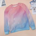thumbnail image 6 of Colorful Marble Pattern Womens Oversized Sweatshirts Hoodies Crewneck Casual Tops Comfy FallWinter Clothes 2024, 6 of 7