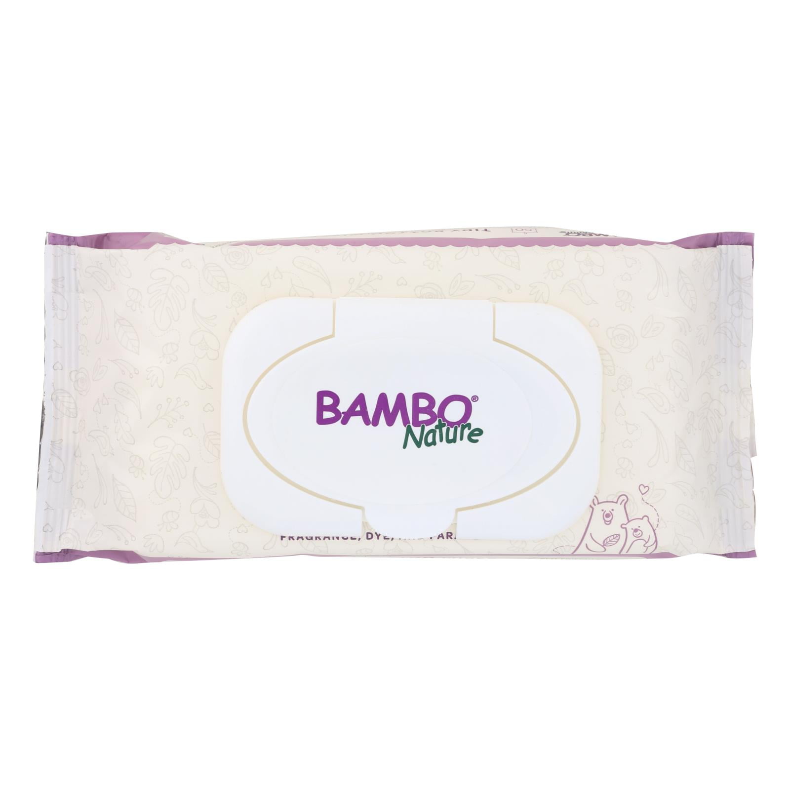 Bambo Nature Tidy Bottoms Eco-Friendly Baby Wipes, 50 Count
