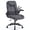 Grey, variant on Leather Office Ergonomic Home Office Desk Chair, Back Support Swivel Executive Office Chair with Wheels and Flip-Up Armrests, Small Gaming Chair with Adjustable Rocking Function, Black