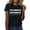 Black, variant on MEICHEN I'm Mom's Favorite Print Shirt Mother's Day T Shirts for Women Summer Fashion Clothing Tops