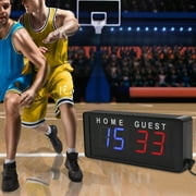 Miumaeov Electronic Basketball Scoreboard Professional LED Digital Display Score Board with Remote