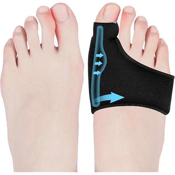 wonima44 Bunion Corrector for Women and Men Bunion Splint Big Toe Straightener for Hallux Valgus Non-Slip Toe Separator 2 Pack