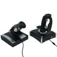 thumbnail image 1 of Flight Simulator Control, Vibration Function 8 Directional POV Flight Simulation Joystick Plug and Play  for Practice Game, 1 of 7