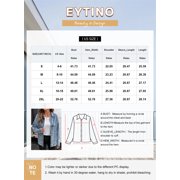 Eytino Womens Denim Jacket Oversized Jean Jacket Casual Long Sleeve Drop Shoulder Button Front Jean Jacket Coat with Pockets