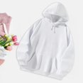 thumbnail image 3 of Sudadera con capucha y cordón para mujer, ligera y a la moda M, 3 of 9