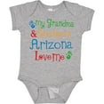 thumbnail image 3 of Inktastic Arizona Grandma Grandpa Love Me Boys or Girls Baby Bodysuit, 3 of 5