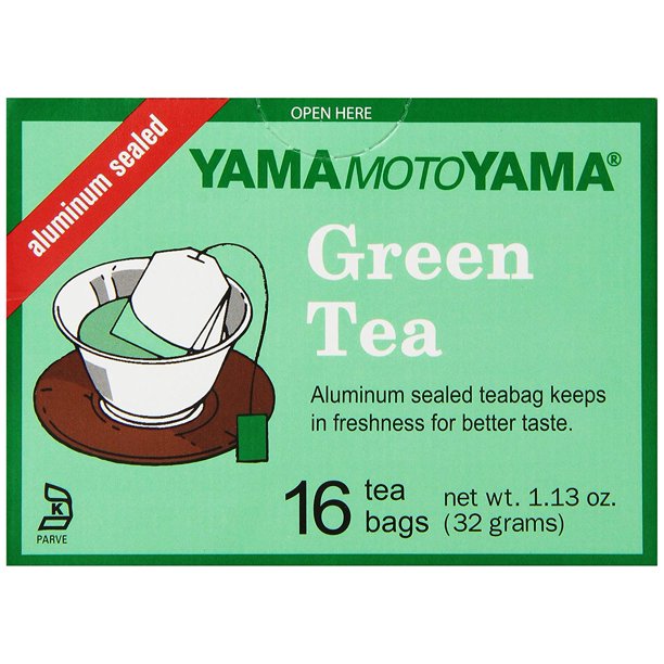 Yamamotoyama Sencha Green Tea, 16 Tea Bags, 1.13 Ounce (6 Pack