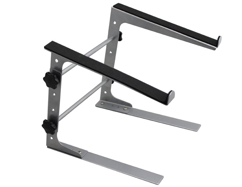mr. dj lts-109si dj laptop stand for musical instruments reading (silver)