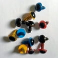 thumbnail image 5 of Yesbay 100 Pcs 8-20mm Plastic Safety Eyes for Teddy Bear Doll Animal Puppet Craft DIY, 5 of 8