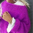 thumbnail image 1 of Suéter de mohair, ropa de mujer, suéter de punto de otoño e invierno europeo y americano, suéter casual de moda, ropa de mujer, 1 of 6