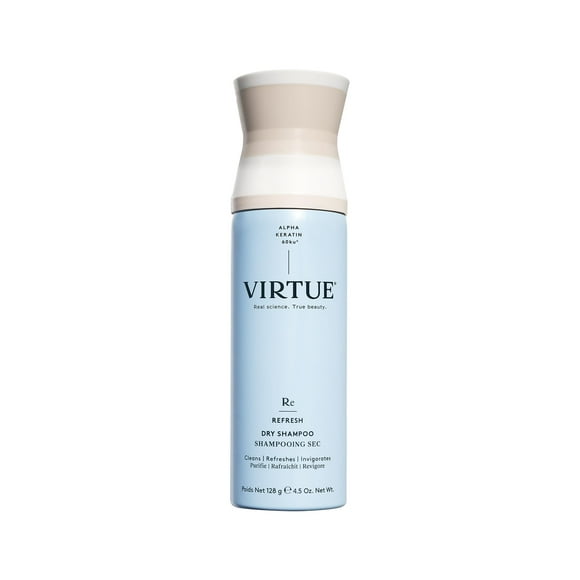 VIRTUE Vaporisateur Shampooing Sec pour Cheveux Gras, Sans Sulfate, Sûr pour Tous Types de Cheveux, Sûr pour les Cheveux Colorés