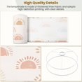 thumbnail image 5 of Linen Drum Lampshades Hand drawn modern doodle seamless Pastel grunge 13"x13"x10" Light Shade for Table Lamps Floor Lamp Shades Lampshade Replacement Assembly Required, 5 of 8