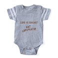 thumbnail image 1 of CafePress - FIN Eat Chocolate - Cute Infant Baby Football Bodysuit, 1 of 1
