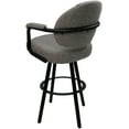 thumbnail image 2 of Swivel Counter Metal Bar Stool 26" - M-70 WB - Mojave Gray - Black, 2 of 4