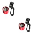 thumbnail image 1 of Scienceny Admisión de aire Turbocompresor Saver Ventilador Rojo Rojo 2piezas, 1 of 1