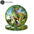 thumbnail image 3 of Globos inflables de dinosaurios, suministros de decoración para fiestas de cumpleaños de bebés dinosaurios, animales jurásicos, globos de raptor, recuerdos de fiesta de dinosaurios para niños, 3 of 5