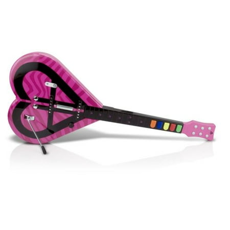 Wii Aly & AJ Heart Shape Guitar for Guitar Hero