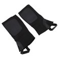 thumbnail image 1 of 2PCS Equestrian Half Chap, Cowhide Leather & Canvas Horse Riding Gear, Breathable Riding Legwear, 1 of 7