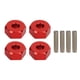 thumbnail image 2 of 4 Cubos de Rueda Hexagonales de 0472 in aleación de Aluminio Adaptador de Accionamiento Hexagonal para Coche RC Montaje de Cubo de Rueda Hexagonal con Pasador para MJX 14210 ANGGREK  Otros, 2 of 8