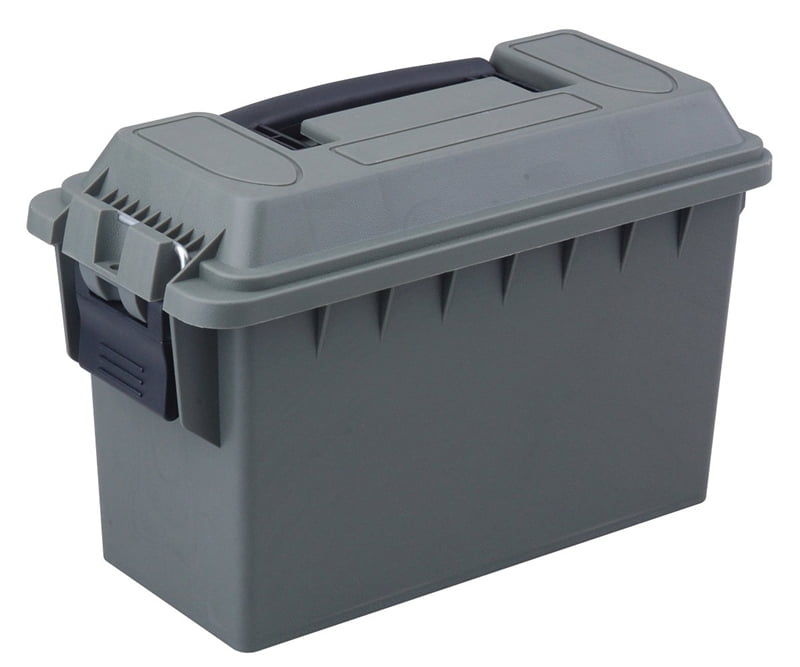 AMMO BOX PLASTIC .30CAL OD GRN