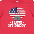 thumbnail image 4 of Inktastic I Love my Daddy Military Son Daughter Boys or Girls Baby T-Shirt, 4 of 5