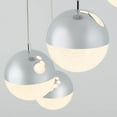 thumbnail image 4 of Artika Sparkle 5-Light LED Pendant Light Fixture, Chrome, 4 of 5
