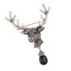 thumbnail image 1 of Broche unisex con forma de animal para cuello de traje, camisas, aleación de plata y oro., 1 of 8