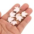 thumbnail image 3 of Uxcell Maple Leaf Pendants, 20 Pack Enamel Tree Leaf Beads Metal Leaves Charm for Jewelry Making, Pink, 3 of 5
