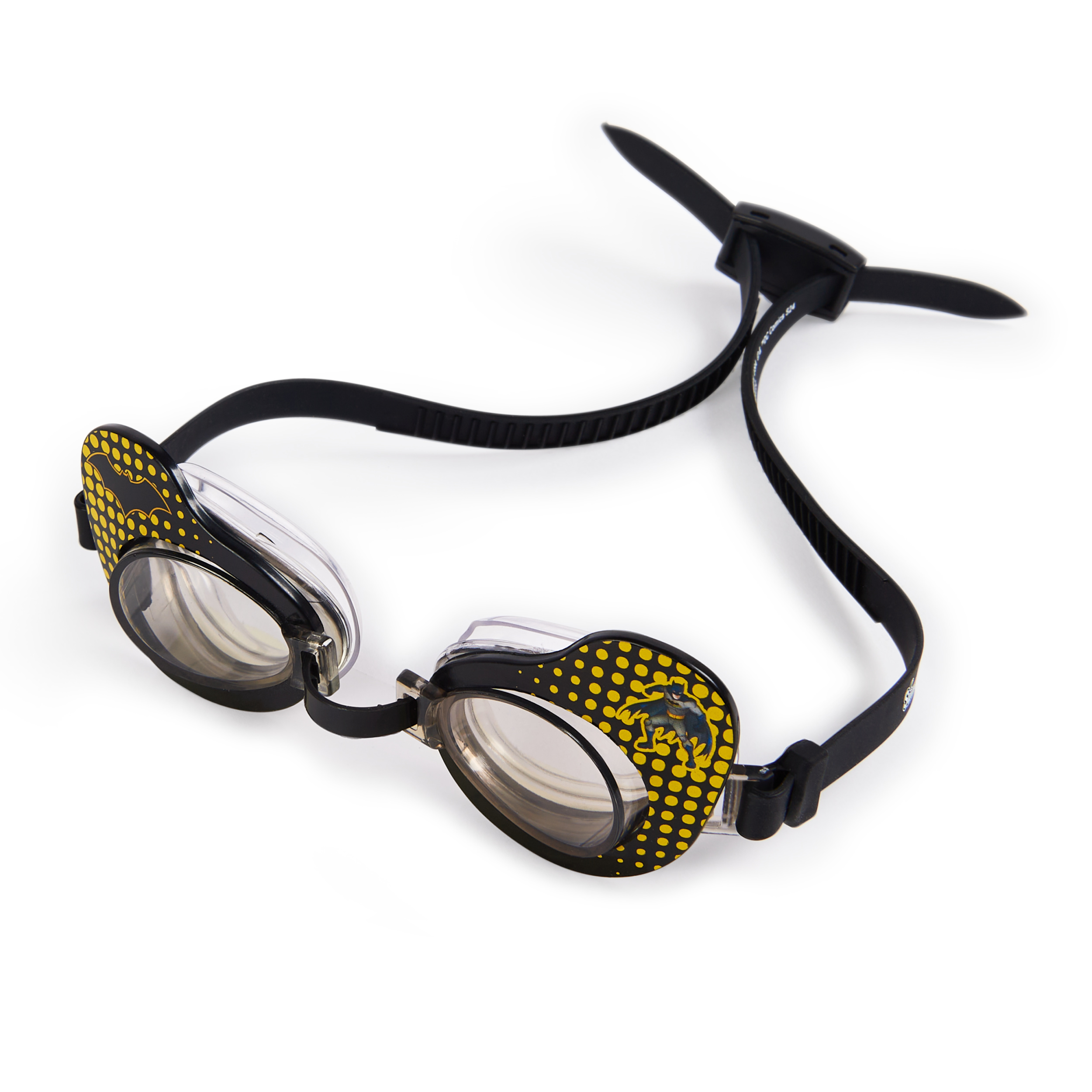 Swimways DC Batman Swim Goggles, Swimming Pool Accessories for Kids Aged 3 & Up, Batman