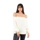 thumbnail image 1 of Suéter tejido hombros descubiertos AMAD Casual para mujer Talla L, 1 of 5