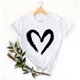thumbnail image 4 of Xuyuer Women's Lover Printed T-shirt Round Neck Short Sleeved Top, 4 of 5