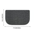 Indoor Doormat, Super Absorbs Mud Mat, Washable NonSlip Rubber Backing