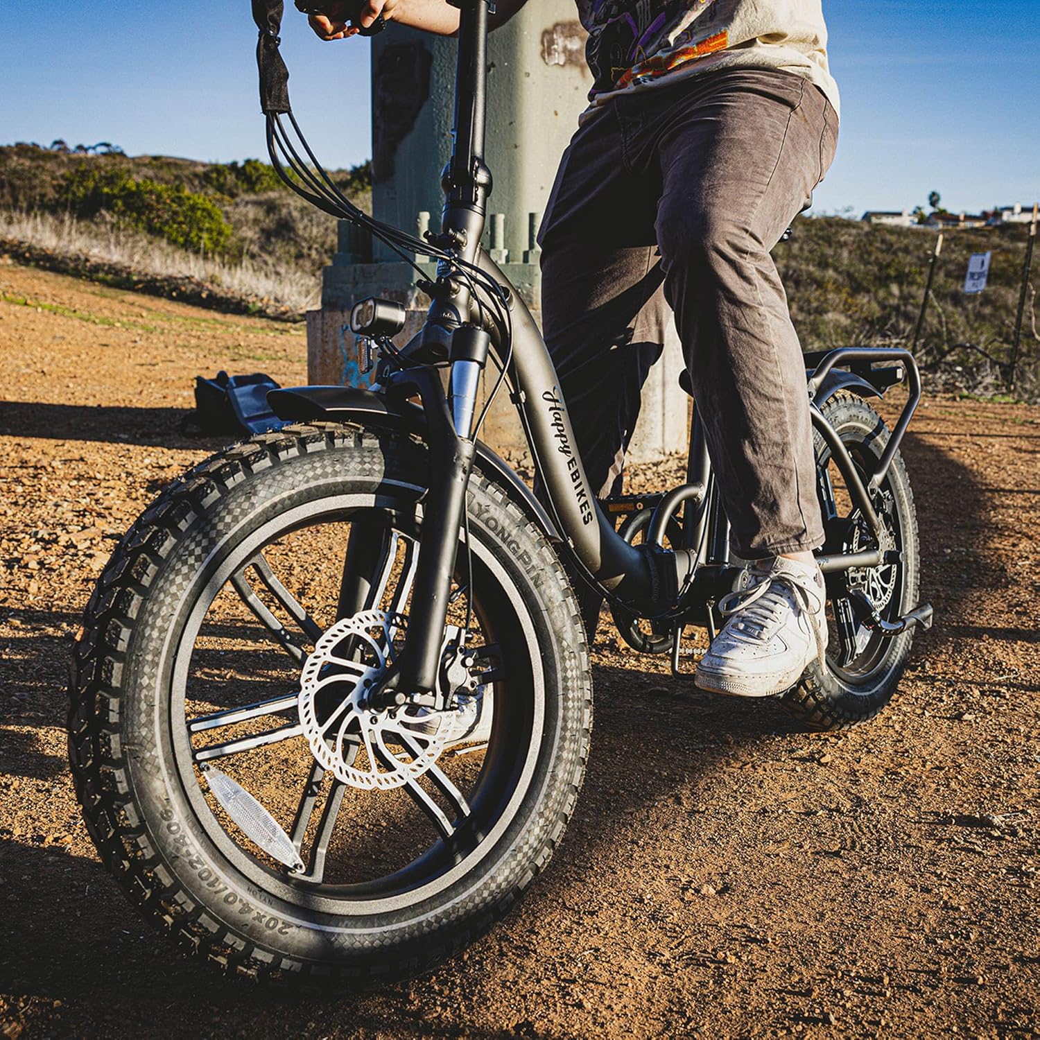 Happy Ebikes Allscape Heavy Duty 20 x 4 Fat Bike Tires, Puncture Resistant Bike Tire for E-Bike and Mountain Bikes, All Terrain, Street and Trail Riding