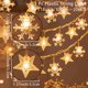 thumbnail image 3 of Guirnalda de luces navideñas de Papá Noel, colgante para árbol de Navidad, decoración navideña para el hogar, regalo de Navidad 2024, Año Nuevo 2025, 3 of 5